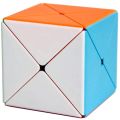 Dino Cube 2x2 stickerless speed cube - Learning / educational cube 6 axis colorless speed cube | Multicolor cube Rubiks cube. 