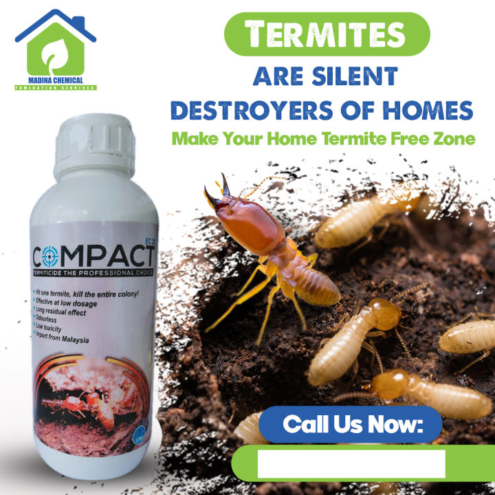 COMPACT Termite Proofing  |  1 Liter   |   Complete Solution for Termite Proofing  |   Colony Killer