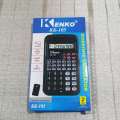 KENKO KK-105B Durable handheld 10 digit LCD display electronic calculator with digital clock With Cover With Battery. 