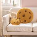 Chocolate Chip Cookies Pillow Tatami Cushion for Cafe Balcony Indoor Outdoor Diameter 10cm. 