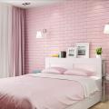 3D Brick Wall Stickers, Self-Adhesive PE Foam Wallpaper for TV Wall, Sofa Background - Size 70x77cm. 