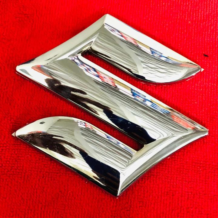 Suzuki S emblem logo large 4 inches for Swift cultus liana 01 pc