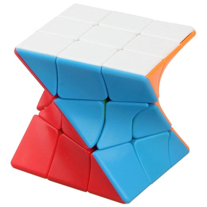 Twisty Rubik cube 3x3x3 - Stickerless cube - Cube Puzzle Game - 3x3x3 Twisty Cube Box