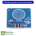TTP223B Capacitive Touch Switch Module Low Power Consumption Touch Sensor Switch Digital Capacitive Touch Sensor Switch DC 2~5.5V By Electrica. 