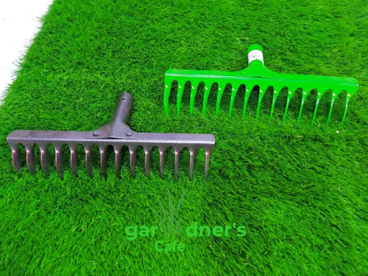 Garden%20Rake%20with%2014%20Sharp%20Iron%20Teeth%20-%20Garden%20Rake%20Head%20for%20leaves%20-%20Image%203