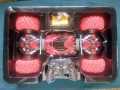 R/C Rechargeable Off-Road Monster Hyper Climber Stant Car Spine Design Twisted Champion All-Terrain Monster for Kids (Red). 