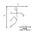 Men Iron Garden Wall Light Hanging Flower Plant Pot Bracket Hook Shelf Stand Holder, Black. 