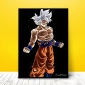 Wall Painting Goko Dragon Ball  Beautiful Picture Frame Best Wall Decor Anime Wall Art. 