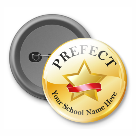 Prefect - Class Monitor School Badge, Pin Button Badges