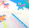Pack of 4 Rainbow Unicorn Pencil available in  colors For Kids - School office Stationery Gifts | Cute stationary items for girls. 