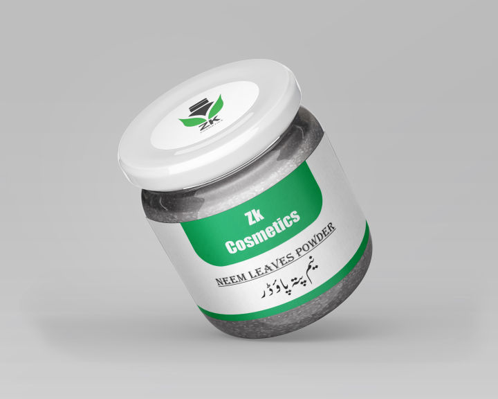 — Images High Quality Grahic Neem Leaves Powder — 100g | Pure Herbal & Botanical Powder for Skincare ...