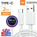 Xiaomi MI 67W Original Fast Charger with Turbo Cable USB-Type C Cable for Android Devices - Fast Charger for Android - Quick Charging. 