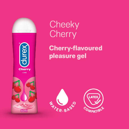 Durex Play Very Cherry Flavored Lubricant 50 Ml