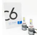 C6 H11 Led Bulbs 2Pc For Cars Headlight And Foglight. 