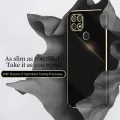 For Xiaomi Redmi 9C Back Cover Luxury 6D Plating Soft Case Camera Lens Protection Square Frame Silicone Glossy Shockproof Mobile Phone Cases. 