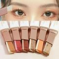 Eyeshadow Stick 2 In 1 Double Color Gradient Velvet Shadow Stick Eye Makeup Waterproof Lasting Shimmer Metallic Eyeshadow Makeup. 