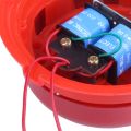 AC 220V 100mm 4 inch Dia Schools  Alarm Round Shape Electric Bell Red. 