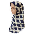 Flower Print Hijab Amira Muslim Women Head Cover Neck Hat Scarf Shawls Islamic Turban Bandanas Hair Loss Cap Headscarf Headwear. 