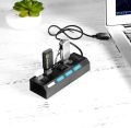 USB HUB 2.0 WITH ON/OFF SWITCH | 4 PORTS USB HUB | FAST CONNECTIVITY | PEMIUM QUALITY PRODUCT. 