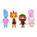 Elemental Plush Toys Amber Wade Doll Soft Stuffed Plushie Cartoon Crazy City Game Toys For Kids Birthday Gifts Room Decor Loser Lione. 
