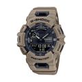 Casio G Shock Brown Analog-Digital Double LED Light Smartphone Link World Time Multi-Function Brown Resin Band Watch-GBA-900UU-5ADR. 
