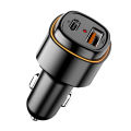 USB Car Charger, USB C Car Charger PD20W/PPS20W & QC 3.0 18W/SCP22.5W Car Adapter, for IPhone13/12/X/8 Square. 
