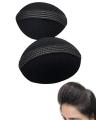 Hair Accessories 2 X Princess Hair Puff Volumizer Party Hairdos Extension Style Maker- Black Braid Pony Tail Maker Styling Tool - 2pcs Loop Tools Topsy topsy Clip Fashion Salon Comb Stick Bun. 