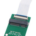 Mini PCIe WiFi card to A+E E key M.2 WiFi network card adapter extension cable. 