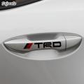 TRD Car Door Handle Sticker Black - Car Decoration Vinyl Decal. 