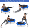 Fitness 36 Inch Mini Trampoline for Adults and Kids,. 