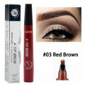 TINT MY 4-TIP BROW Liquid Eyebrow Pencil Waterproof Microblading Fork Tip Fine Sketch Eye Brow Tattoo Tint Pen Korean Cosmetics Feeoi Freeio. 