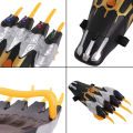 Black Panther Marvel Avengers Plastic Claw With Action Figure - Hand Contractible Pop After Pressing And Character With Light Toy For Kids. 