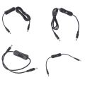 Power Cable Fast Transmission Compatible with   Male to Male Power Cord with Switch for LED/CCTV/ Car/ Monitors etc T21B 100CM. 