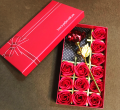 Valentine Day Anniversary and Birthday Gifts Imported Gold Plated Rose and Blossom Flower with Gift pack box. 