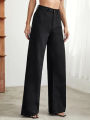 Women Black HighWaist Denim Jeans For Girls. 