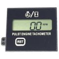 New Gasoline Digital Engine Tachometer Inductive Pulse Tachometer Waterproof with Battery for Chain Saw Mower 2/4 Stroke. 