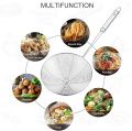 Deep Fry Pakoda/Pasta Channi, Jhara, Puri Strainer, Long Handle Multiuses Stainless Steel Kitchen  Frying Spider Strainer. 