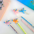 Pack of 4 Rainbow Unicorn Pencil available in  colors For Kids - School office Stationery Gifts | Cute stationary items for girls. 