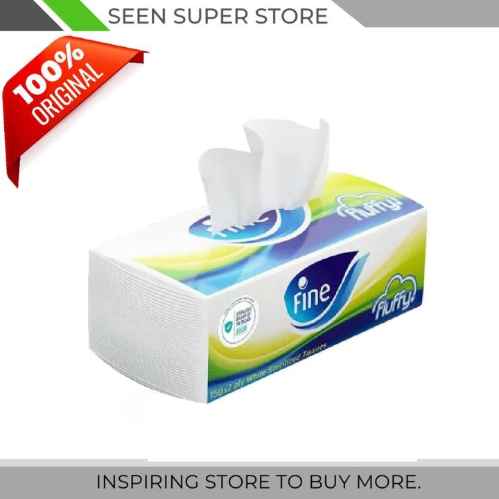 Fine Fluffy, Sterilized Facial Tissues  White Tissues, Nylon Pack