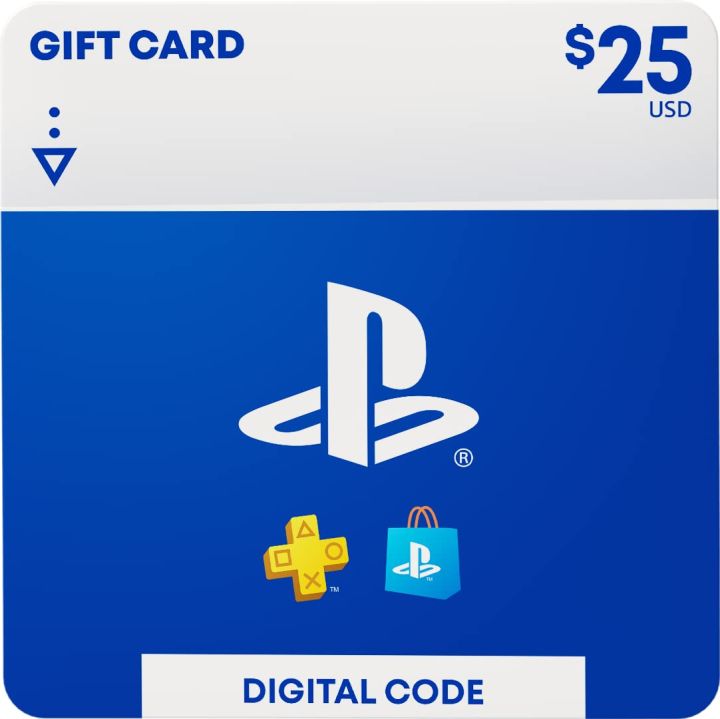 PlayStation Store 25 USD Dollar $25 PS Digital Code (PSN / PS Vita / PS 3 / PS4 / PS5) – (US or USA Region)/ Online Voucher / Gift / eGift