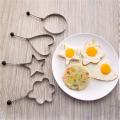 Fried Egg Cooking Mold Shaper 4Pcs Stainless Steel Kitchen Pan cake Mould Ring. 