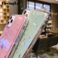 Casinglee For Samsung Galaxy A13 5G case Full Stars Moon Glitter Bling Sequins Cases Soft Back cover for Samsung A13 5G Phone cases Starry Sky Transparent For girls and Boys. 