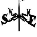 Weather Vane Yard Wind Direction Indicator Bracket Weathervane Decor Skull. 