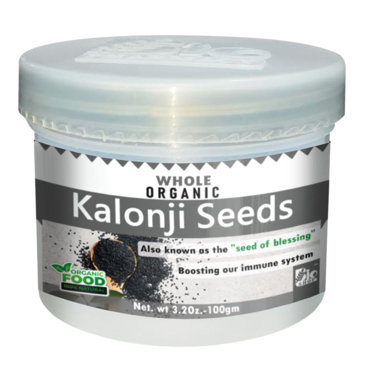 Kalonji Seeds Whole (Black Seed, Nigella Sativa) Spice | Sabut  Kalenji Seeds Gluten Friendly | NON-GMO | 100% Pure