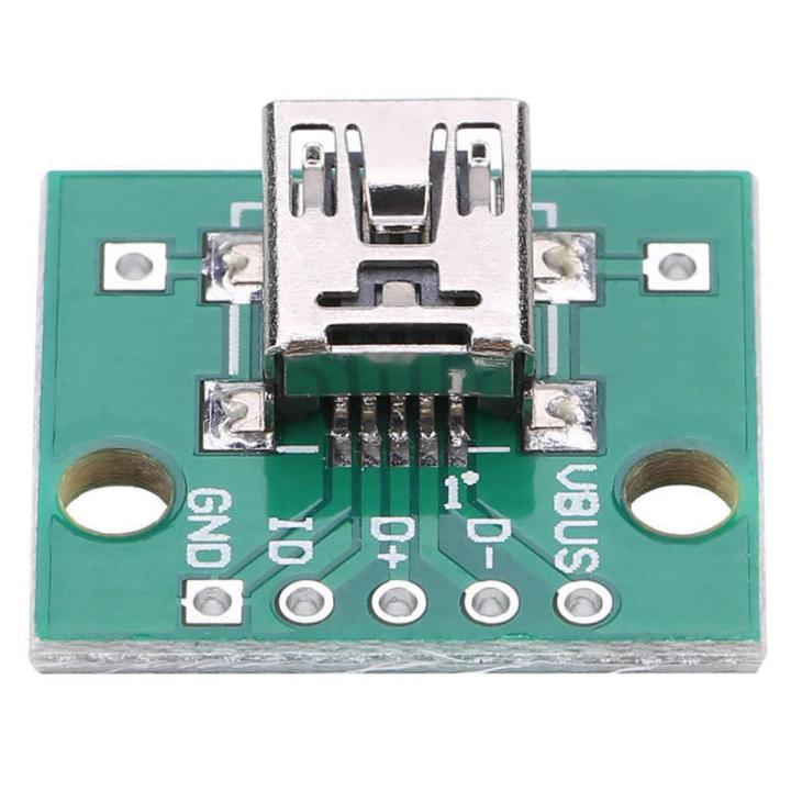 10X Mini 5P USB to DIP Adapter Board for 2.54mm DIY