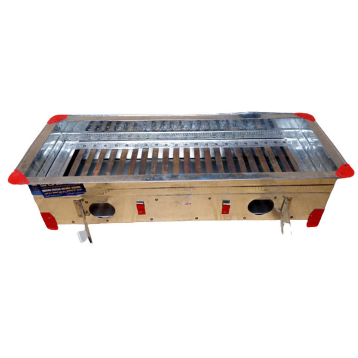 Bar B Q Grill 2 Feet Coal Barbecue Grill Barbeque Grill Coal Bar B Q Grill Bar B Q Coal Gril B Q Tandoori Seekh Kabab Hand Grill Liner Coal BBQ Grill Angethi Angethe Burner Bar B Q Grill Flat Stick Rod Needle