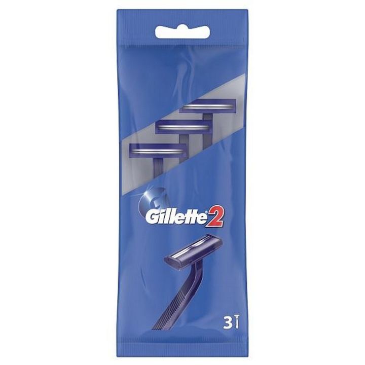Gillette%20G2%20Shaving%20Razor%20Bag%20of%203%20-%20Image%202