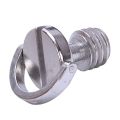 Longer Shaft D-Ring Screw 3/8 Inch-16 Thread Camera Tripod Quick Release Fixing Screw Adapter (Pack of 4). 
