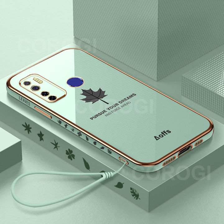 For%20Tecno%20Spark%205%20/%20Tecno%20Spark%205%20Pro%20Back%20Cover%20+%20Hand%20Strap%20Fashion%20Shiny%206D%20Plating%20Maple%20Leaves%20Protective%20Case%20Square%20Bumper%20Soft%20Silicone%20Mobile%20Phone%20Cases%20-%20Image%202