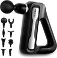 Triangle Fascia Massager 32 Level Fascial with 8 Massage Heads BLD-888 Athletes Deep Tissue Massage Handheld Portable Rechargeable, 8 heads, 32 speeds settings, long lasting battery, with charger, with carry case, up to 3200 percussion per minute. 